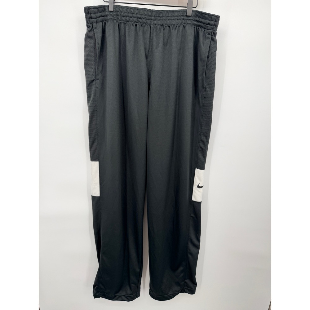 Nike Track Pants Men 4XLT Black Good Dri-FIT Relaxed Fit Tall Training